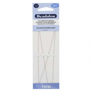 Beadalon collapsible eye needle 12.7cm (Extra Fine) Argenté