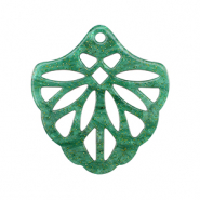 Pendentifs en r&eacute;sine Multicolore vert
