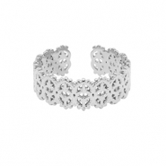 Bagues en acier Inox Argenté