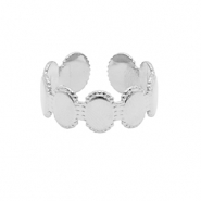 Bagues en acier Inox Argenté