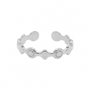 Bagues en acier Inox Argenté