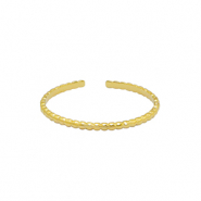 Bagues en acier Inox Doré