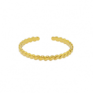 Bagues en acier Inox Doré