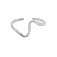 Bagues en acier Inox Argenté