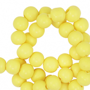 Perles en polymère 6mm Jaune