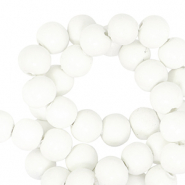 Perles en polymère 6mm Blanc