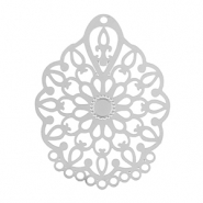 Breloques en acier Inox boh&egrave;mes Argent&eacute;