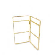 Pr&eacute;sentoir bijoux pour boucles d'oreilles Dor&eacute;