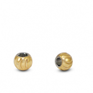 Perles en acier Inox 3mm Doré