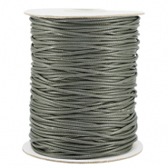 Fil macram&eacute; tress&eacute; 1.5mm Gris fonc&eacute;