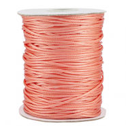 Fil macram&eacute; tress&eacute; 1.5mm Orange corail