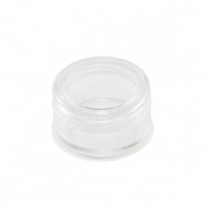 Plateaux de rangement pour bijoux rondes transparent