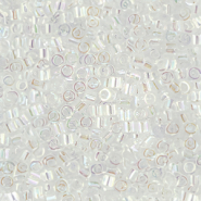 Perles Miyuki délicas 15/0 Crystal AB DBS0054