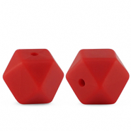Perles en silicone diamant Rouge