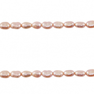 BQ Perles d’eau douce "grain de riz" Rose coquillage