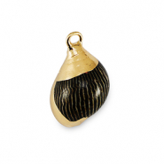 Pendentifs coquillage specials Anthracite-doré