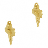 Breloques en acier Inox coquille Doré