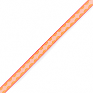 Ruban texte diamant Orange-rose clair