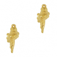 Breloques en acier Inox coquille Doré