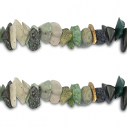 Perles chipstone m&eacute;lang&eacute;es Multicolore