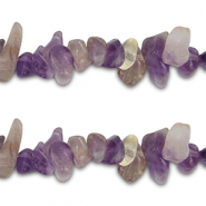 Perles chipstone Am&eacute;thyste Violet