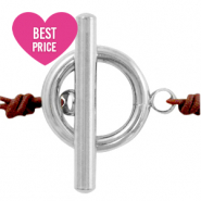 Appr&ecirc;ts en acier Inox fermoir T Argent&eacute;