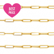 Apprêts en acier inox chaîne maille jaseron maillons Doré