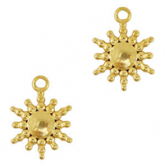 Breloques en acier Inox soleil Doré