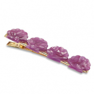 Accessoires pour cheveux pince &agrave; cheveux coquille Violet