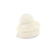 Accessoires pour cheveux pince à cheveux coeur Blanc