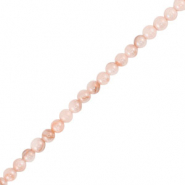 Perles coquillage rond Rose