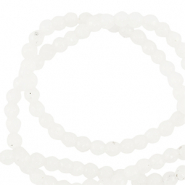 Pierres naturelles 3mm facett&eacute;es Blanc doux