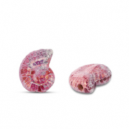 Perles en c&eacute;ramique DQ grecque coquille Pourpre for&ecirc;t