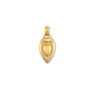 Breloques en acier Inox goutte Doré