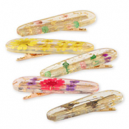 Accessoires cheveux pinces à cheveux fleurs séchées Mélanges de couleurs