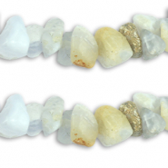 Perles Chips Agate Lilas