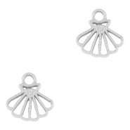 Breloques en acier Inox coquille Argenté