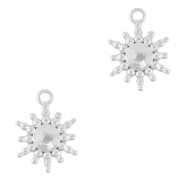 Breloques en acier Inox soleil Argenté