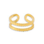 Bagues en acier Inox Doré