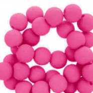 Perles acryliques 4 mm Fuchsia