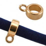 Métal DQ anneau avec œillet 8mm Doré (sans nickel)