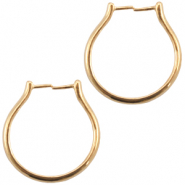 Métal DQ bague Doré (sans nickel)