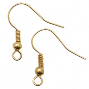 Boucles d'oreilles crochets en métal DQ Doré (sans nickel)