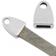 Embouts en métal DQ avec anneau Argenté antique (sans nickel)