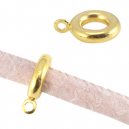 Métal DQ anneau avec œillet Ø5mm Doré (sans nickel)