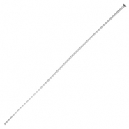 Apprêts en métal DQ clou à tête plate 70mm Argenté antique (sans nickel)