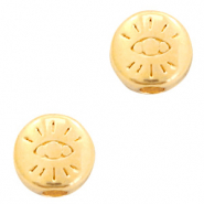 Perles en m&eacute;tal DQ avec oeil 6mm Dor&eacute; (sans nickel)