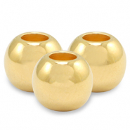 Perles en m&eacute;tal DQ 2.5mm Dor&eacute; (sans nickel)