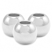 Perles en m&eacute;tal DQ 2.5mm Argent&eacute; antique (sans nickel)