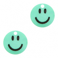 Breloques Plexx smiley Vert menthe
